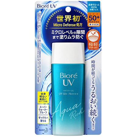 Biore แพ็คเกจใหม่!! UV AQUA Rich Watery Gel SPF50/PA++++ 50ml