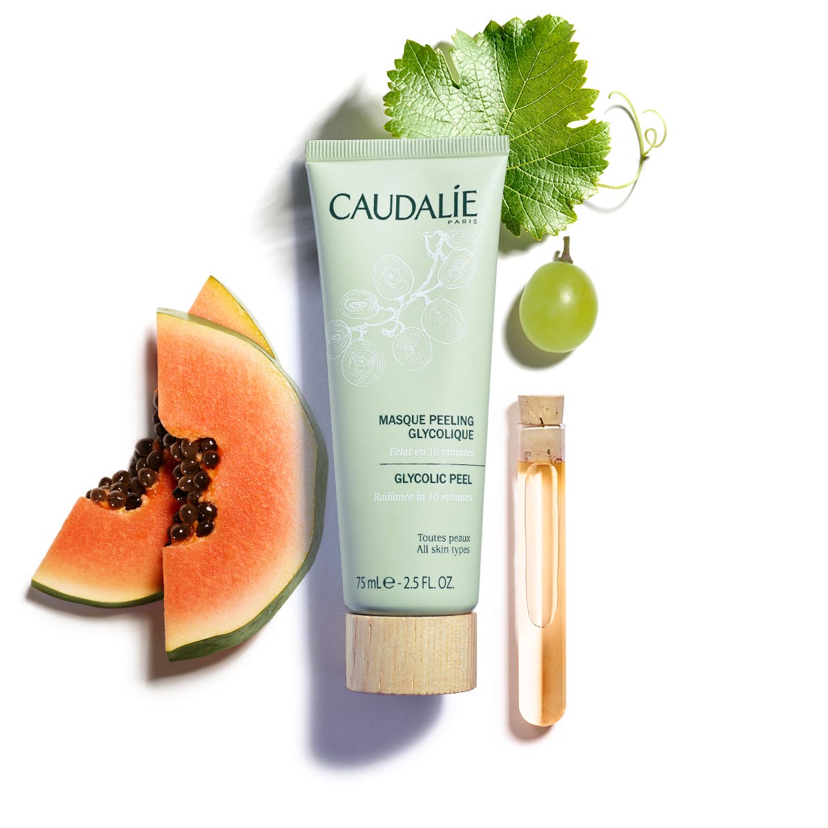 Cadalie Glycolic Peel Mask 15 ml มาส์กที่ช่วยกระชับรูขุมขน ลดความมันส่วนเกิน ผลัดเซลล์ผิว พร้อมปรับสีผิวให้ขาวกระจ่างใสในคราวเดียวด้วยคุณค่าจากเอนไซม์มะละกอ อีกทั้งยังอ่อนโยนต่อทุกสภาพผิว เพราะปราศจากสารกันเสีย