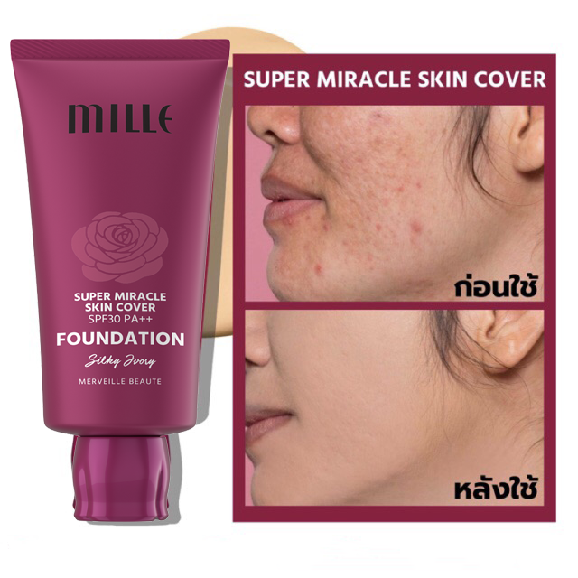 Mille Super Miracle Skin Cover Foundation SPF30/PA++