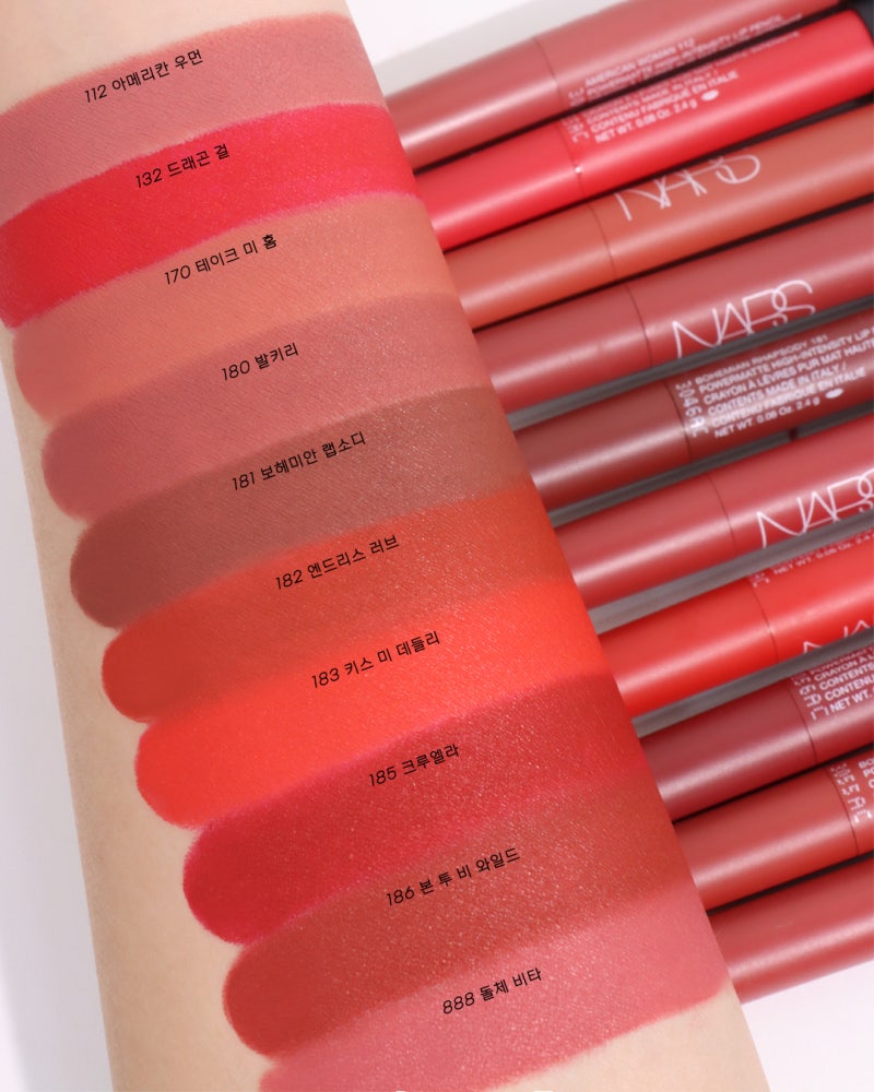Nars Powermatte High-Intensity Lip Pencil 1.6g #185 Cruella , nars Powermatte High-Intensity Lip Pencil ราคา , nars Powermatte High-Intensity Lip Pencil รีวิว ,  ดินสอเขียนขอบปาก ,  ดินสอเขียนขอบปาก NARS